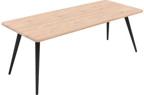 Goossens Eettafel Bjarte, Rechthoekig 220 x 90 cm