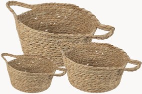 Rotan manden Natural, 3-delig