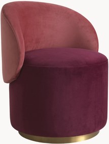 Fluwelen draaistoel Greer
