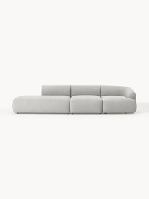 Modulaire XL chaise longue Sofia van bouclé stof