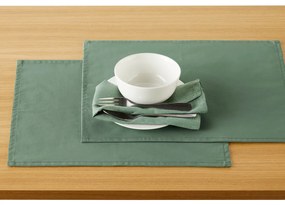 Set van 2 placemats in soepel gecoat katoen, Scénario