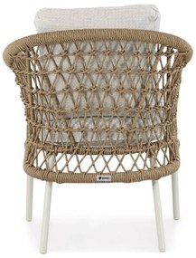 Tuinset 10 personen 400 cm Aluminium/wicker Taupe Coco Bali/Brighton