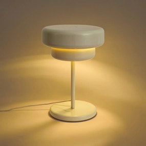 Retro tafellamp beige 41cm - Ophelia