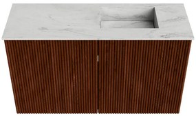 Mondiaz Joya DLux 70cm toiletmeubel ruby met wastafel faye rechts 1 kraangat opalo