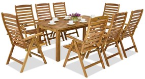 Tuinmeubelen van hout Dżakarta/Bombaj 8 Garden Point