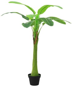 vidaXL Kunstboom met pot banaan 140 cm groen