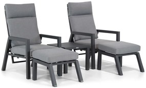 Bistroset 2 personen  Aluminium Grijs Lifestyle Garden Furniture Belmond