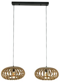 Mangohouten Hanglamp Spijlen