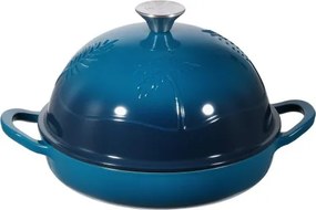 VEVOR geëmailleerde gietijzeren braadpan, 4,73 L braadpan voor het bakken van zuurdesembrood, robuuste kookpan met deksel en 2 handgrepen, geschikt tot 260 °C, broodpan voor koken en braden