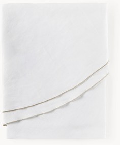 Ronde linnen tafelkleed Kennedy met bies