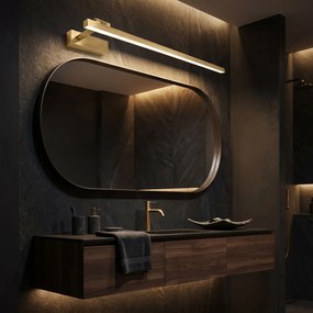 Badkamer LED-wandlamp SWE033-1W 80cm BRUSH GOLD