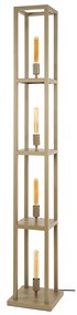 Vloerlamp 4-lichts Beige