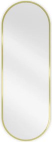 Mexen Loft ovaal badkamer spiegel 100 x 35 cm, gouden frame - 9851-100-035-000-50