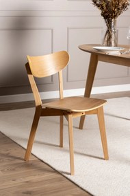 ROXY Natuurlijk eiken - HOUTEN STOEL VOOR WOONKAMER, EETKAMER, KEUKEN, RETRO