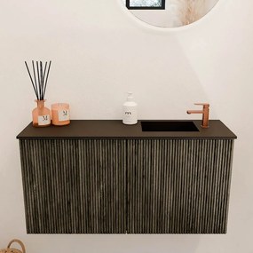 Mondiaz Joya 80cm toiletmeubel shadow met wastafel faye rechts 1 kraangat urban