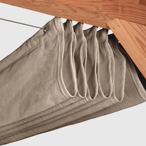 Platinum Coolfit Harmonica schaduwdoek 290x400 - beige