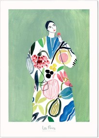 Ingelijste digitale print Pear Coat