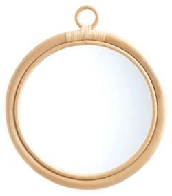 Ronde spiegel in rotan,Ø35 cm, Nogu