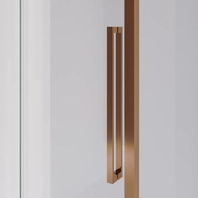 Brauer Season douchecabine met schuifdeur 160x80cm koper