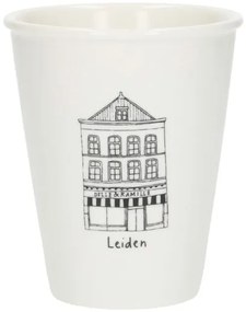 Gevel mok, Leiden, porselein, 200 ml