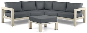 Hoek loungeset 5 personen Aluminium Taupe Lifestyle Garden Furniture Luca
