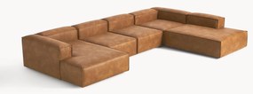 XL leren modulaire bank Lennon