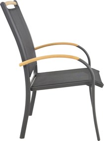 Lesli Living  Tuinstoel Stapelbaar - Monza - Teak - Lesli Living