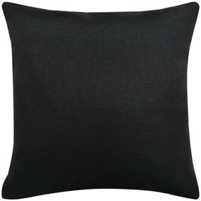 vidaXL Kussenhoezen linnen-uitstraling 50x50 cm zwart 4 st