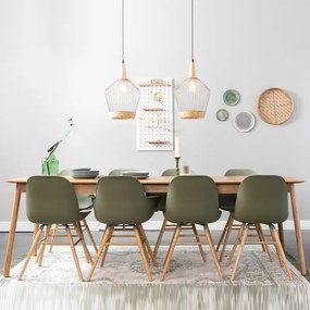 Zuiver Glimps Uitschuifbare Eettafel Retro 180-240cm