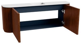 Mondiaz Joya 115cm toiletmeubel ronding links/rechts ruby met wastafel faye midden 1 kraangat talc