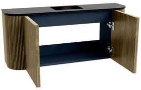 Mondiaz Joya 95cm toiletmeubel ronding links/rechts dusk met wastafel faye midden zonder kraangat urban