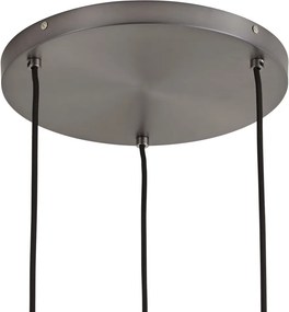Design hanglamp gun metal 3-lichts - Ard