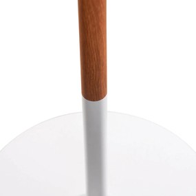 Buiten vloerlamp wit incl. LED dimbaar solar oplaadbaar IP65 - Chloe Plant