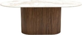 Kare Design Ruben Marmere Ovale Eettafel 240 - 240 X 100cm.