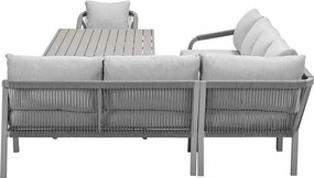 Garden Impressions Tarera lounge dining set 6-delig incl stoel - taupe