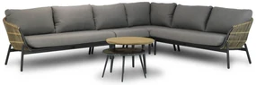Hoek loungeset 5 personen Aluminium/wicker Taupe  Coco Nathan/Enchante