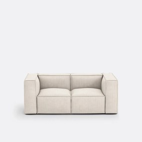 Modulaire bank, 2-zit, ribfluweel, Seven