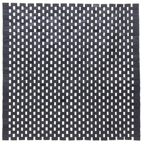 Sealskin Woodblock Badmat 60x60 cm Teak Zwart 800126