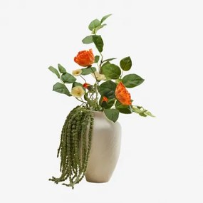 Decoratieve Boeket Floralis Roodachtig Oranje - Sklum