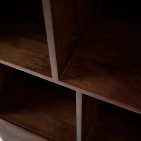 Open Kast Hoog Met Ronde Hoeken - 85x40x170cm.