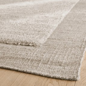 Vierkant wollen vloerkleed, XL, handgeknoopt, EDGI