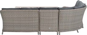 Garden Impressions Nova lounge dining set 5-delig - mystic grey