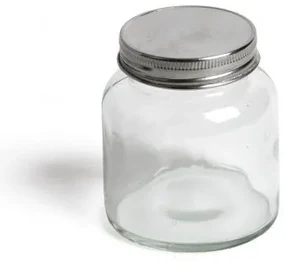 Voorraadpotje, glas, middel, 225 ml