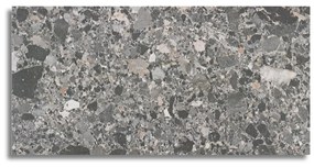 Vloertegel 60x120 Cm Terrazzo Animo Antraciet N57