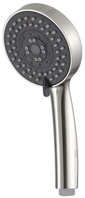 Mueller Ufo RVS thermostatische regendouche 20cm met wandarm en handdouche op glijstang