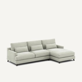 Hoekbank van stonewashed fluweel, ALWINE