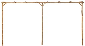 vidaXL Pergola bamboe 385x40x205 cm