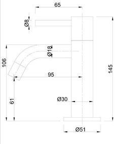 Best Design toiletkraan Round