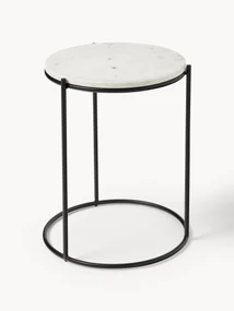 Ronde marmeren bijzettafel Ella