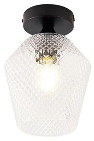 Art Deco plafondlamp zwart - Karce Art Deco E27 rond Binnenverlichting Lamp